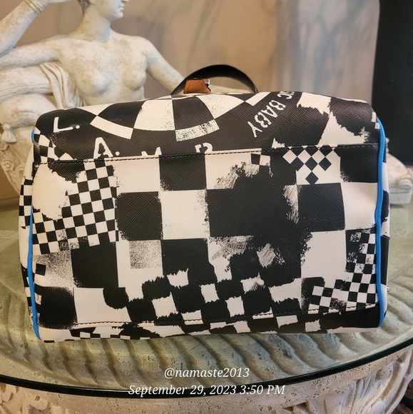 L.A.M.B. by Gwen Stefani Worthington Bristol Dartboard Bag Luxury Designer #515 - Picture 4 of 16